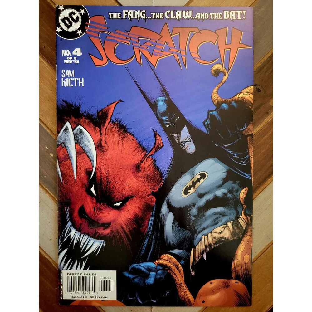 Scratch #4 FN/VF 7.0 (DC 2004) Sam Kieth Story & Art + Batman Appearance